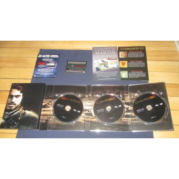 Game of Thrones: The Complete Second Season (DVD, 2012, 5-Disc Set) - Picture 8 of 8